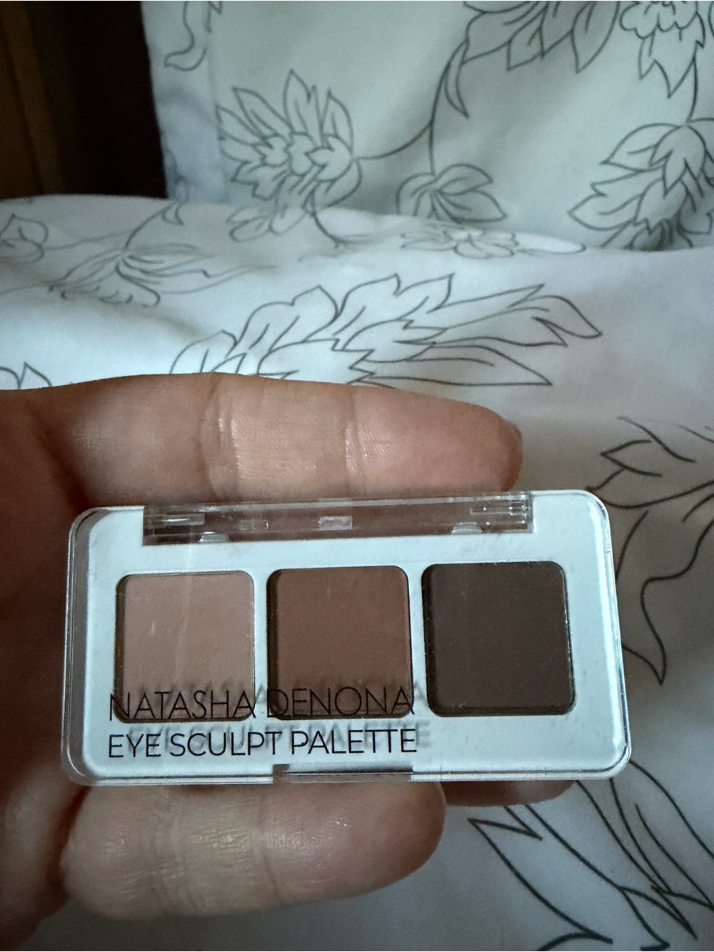Natasha Denona Eyeshadow Trio — Light Taupe, Warm Brown, Deep Chocolate. Sealed.